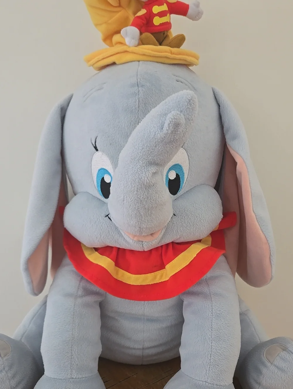 Disney Fisher Price Vintage 2001 Jumbo Dumbo Elephant Large Plush